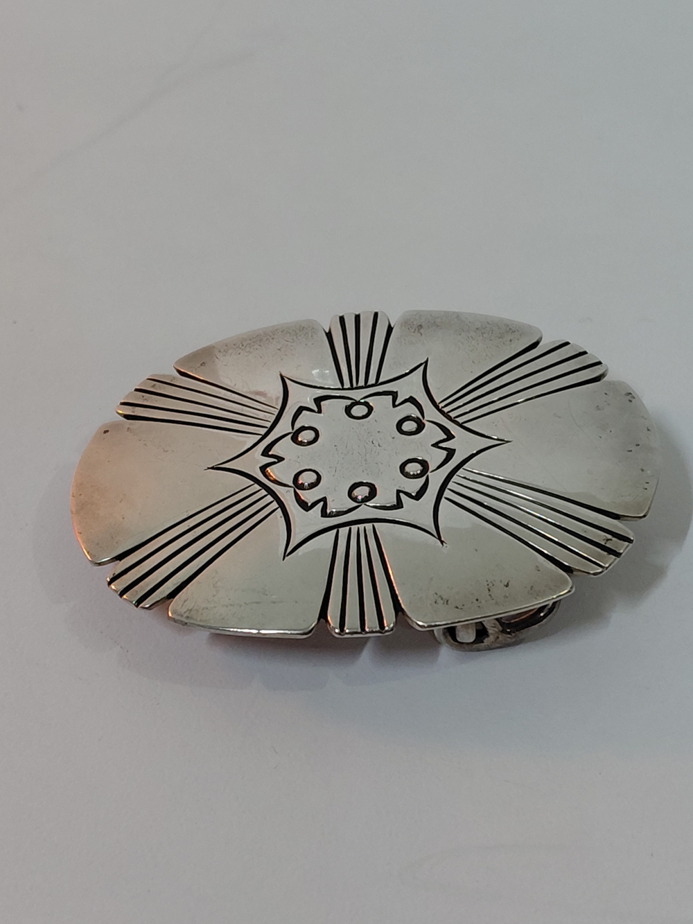 Sterling  Belt Buckle